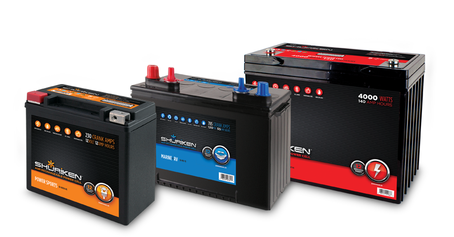 Shuriken Agm Batteries - Shuriken Sk-btx12-bs Power Sport Series Agm Battery (950x523), Png Download
