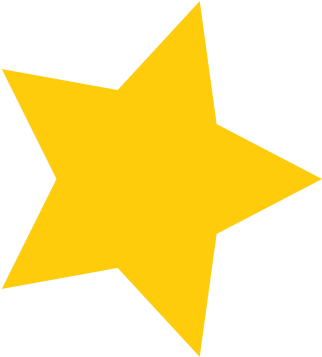 2018 Dyslexia Is Sold Out - Yellow Star With Black Background (354x374), Png Download