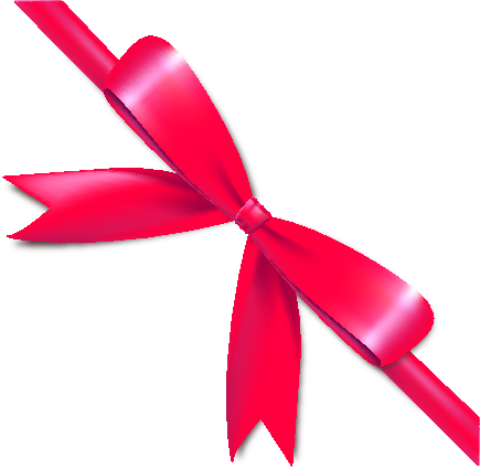 Pink Bow Ribbon Png Image With Transparent Background - Ribbon (435x425), Png Download