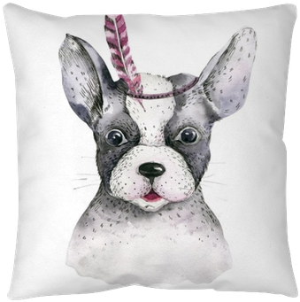 Watercolor Closeup Portrait Of Cute Dog - Cute Dog Collection By Krystsina Kvilis Design Bundles (400x400), Png Download