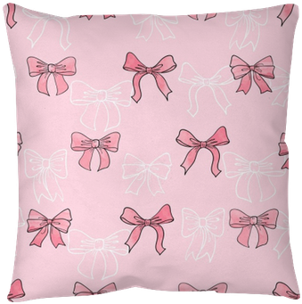 Seamless Watercolor Bows Pattern In Pink Color - Watercolor Painting (400x400), Png Download