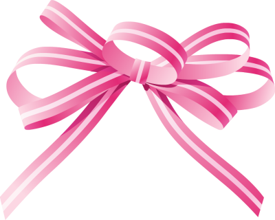 Pink Bow Png Clipart Pink Ribbon And Bow - Vector (400x320), Png Download