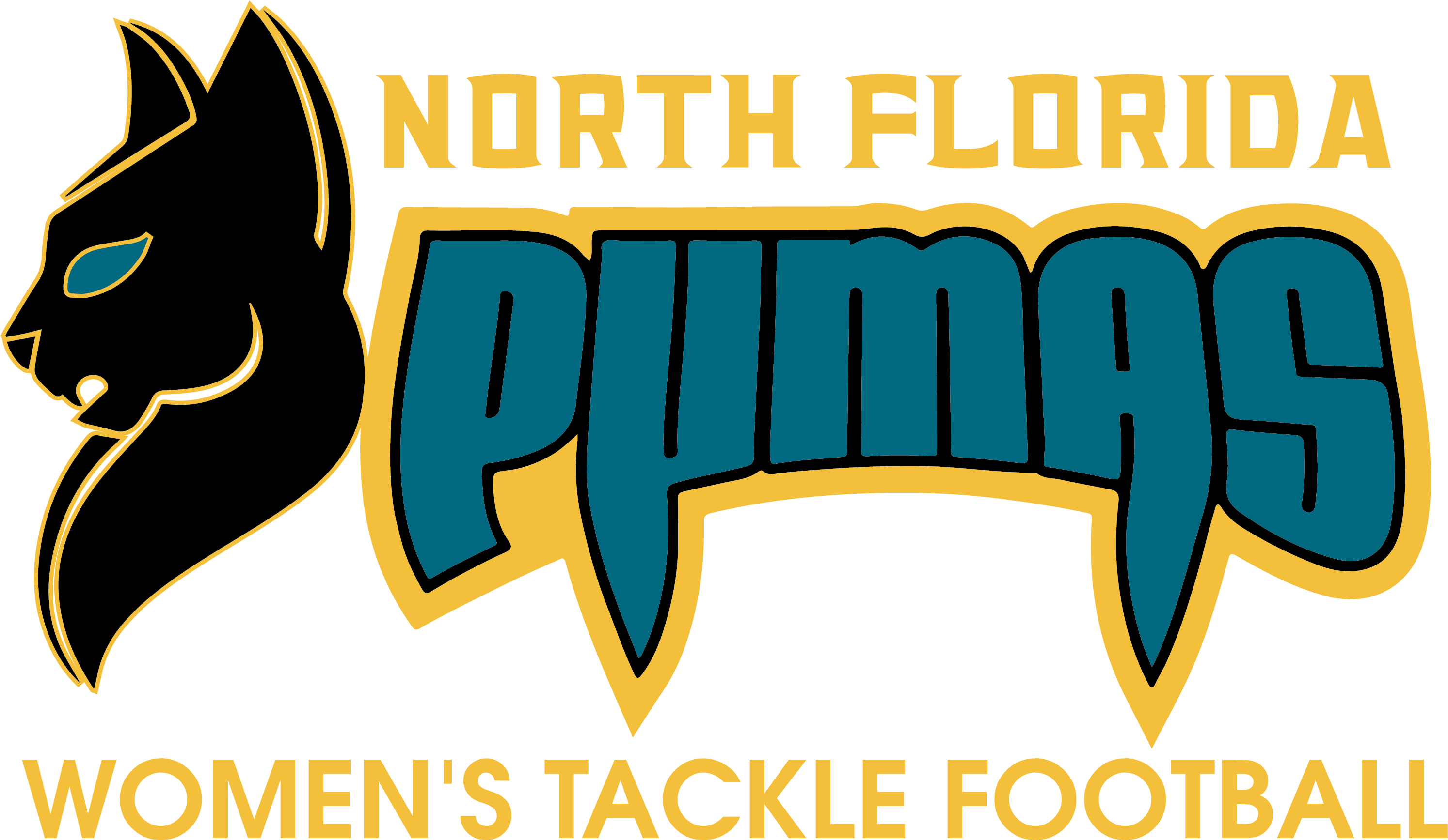 North Florida Pumas (3150x1967), Png Download