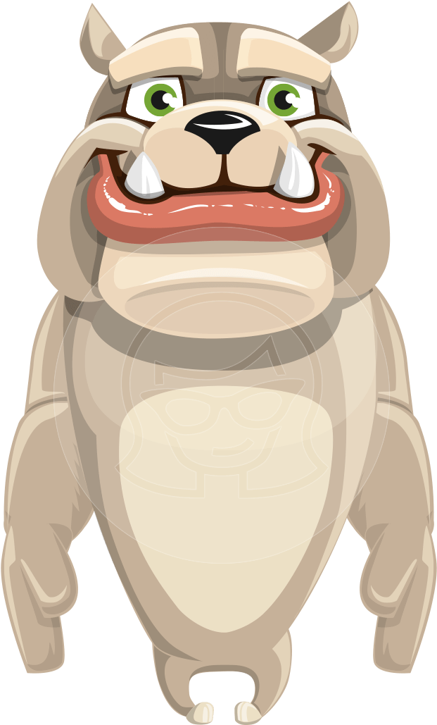 Rocky The Bulldog - Animation (957x1060), Png Download