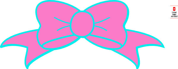 Hot Pink Large Bows (600x233), Png Download