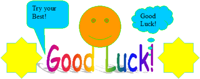 Good Luck Png - Good Luck In Test (740x325), Png Download
