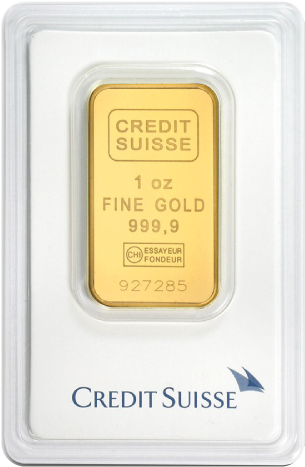 Gold Bar Credit Suisse 1 Oz - Credit Suisse (500x500), Png Download