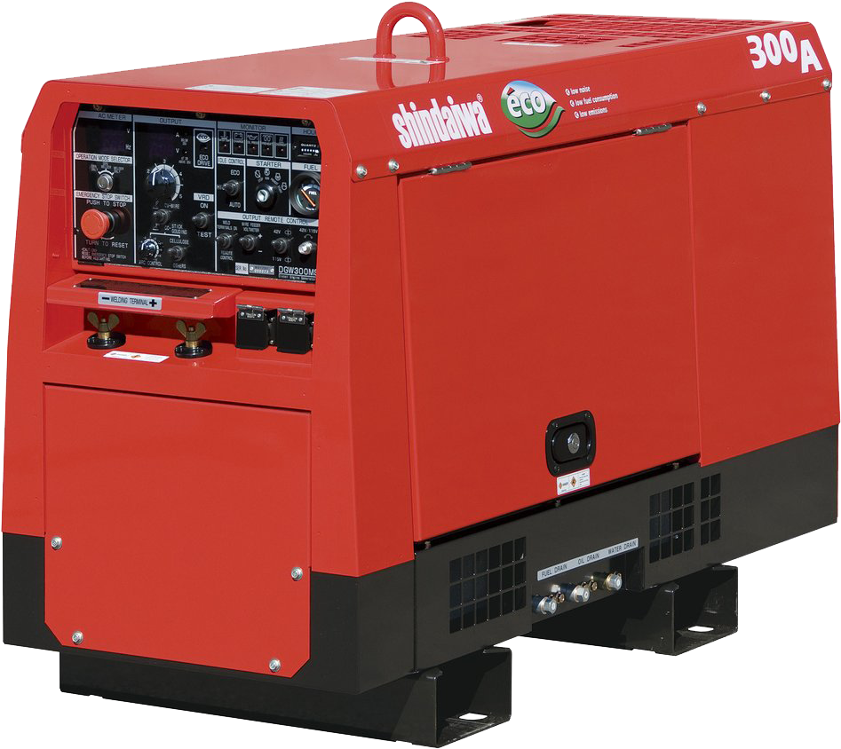 Shindaiwa Generator/welder Mine Spec 300amp Gedgw300ms - Shindaiwa Welder (1024x871), Png Download