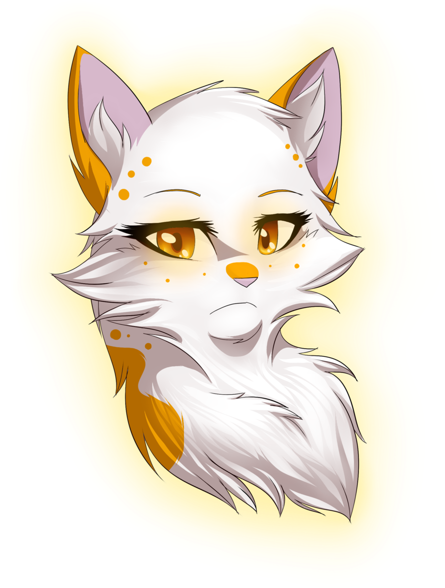 Goldheart - Anime Warrior Cats Females (1024x1331), Png Download