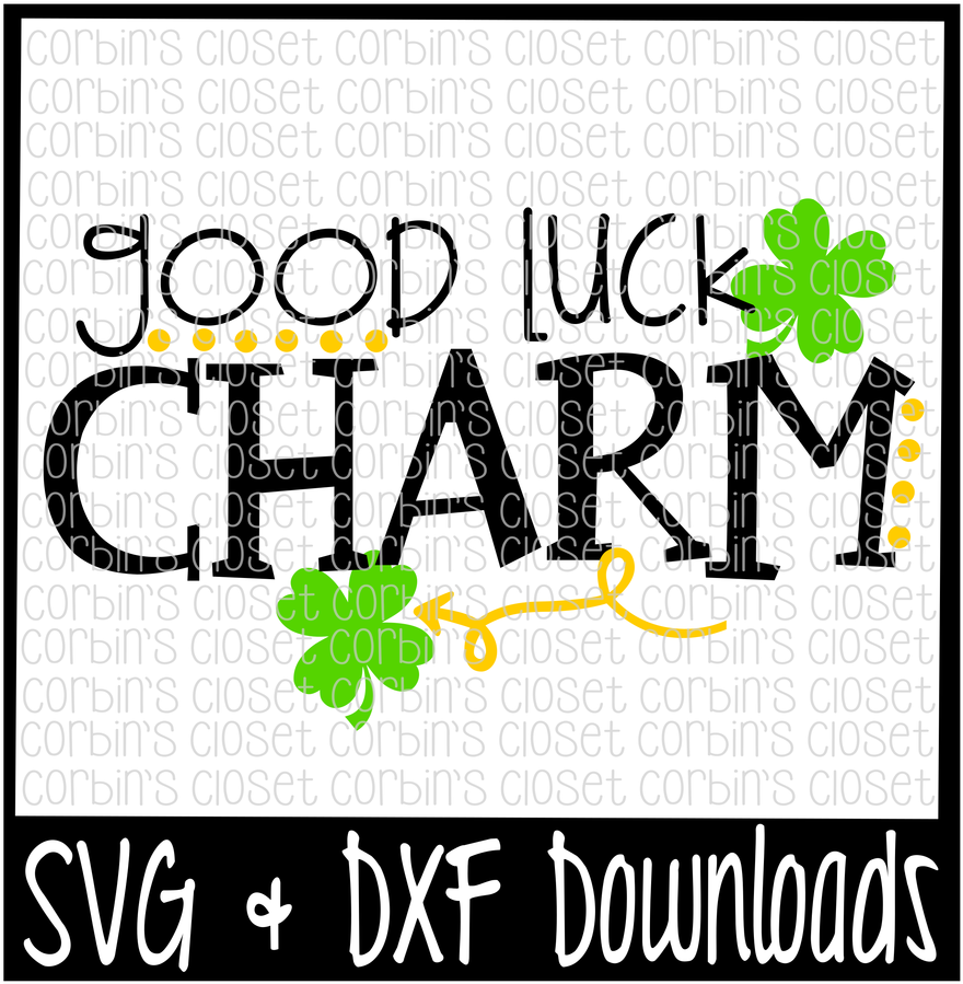 St Patrick's Day Svg * Good Luck Charm * Luck * Irish - Good Luck Charm (1400x932), Png Download