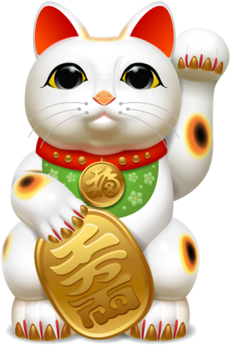 Full-size 500 × - Maneki Neko (500x500), Png Download