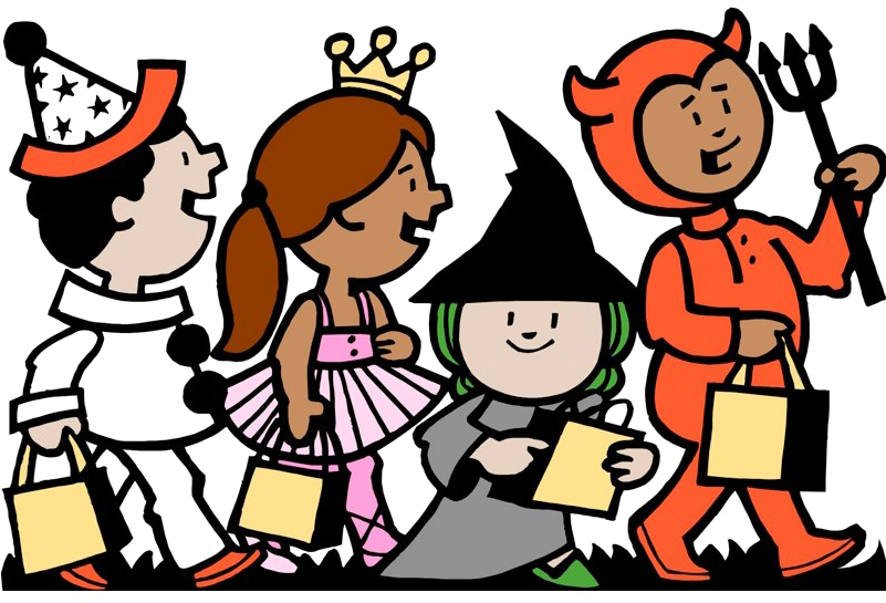 Halloween Trick Or Treat Png Photos - Trick Or Treat Parade (800x600), Png Download