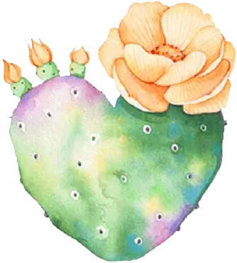 Cute Transparent Tumblr Cactus Pictures To Pin On Pinterest - Succulent And Cactus Logo (400x400), Png Download