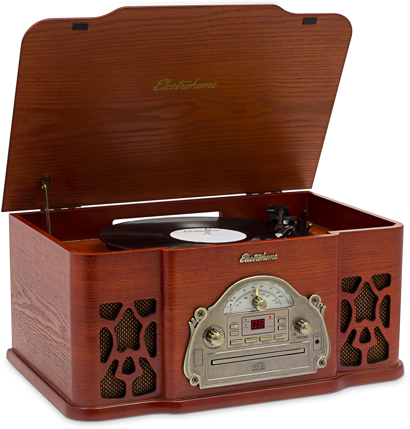 Winston Vinyl Record Player - Electrohome Record Player (1500x1500), Png Download