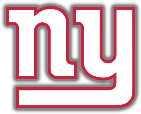 Ny Giants Logo Red And White (550x520), Png Download