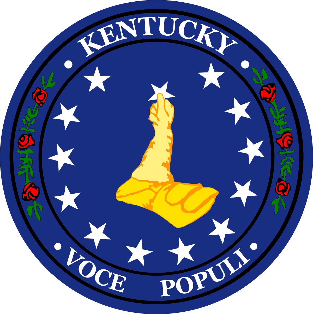 Kentucky Civil War Flag (1200x1205), Png Download