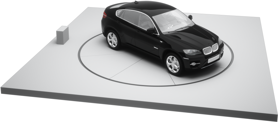 Parking Systems Vehicle Turntable - Car Turntable (960x447), Png Download