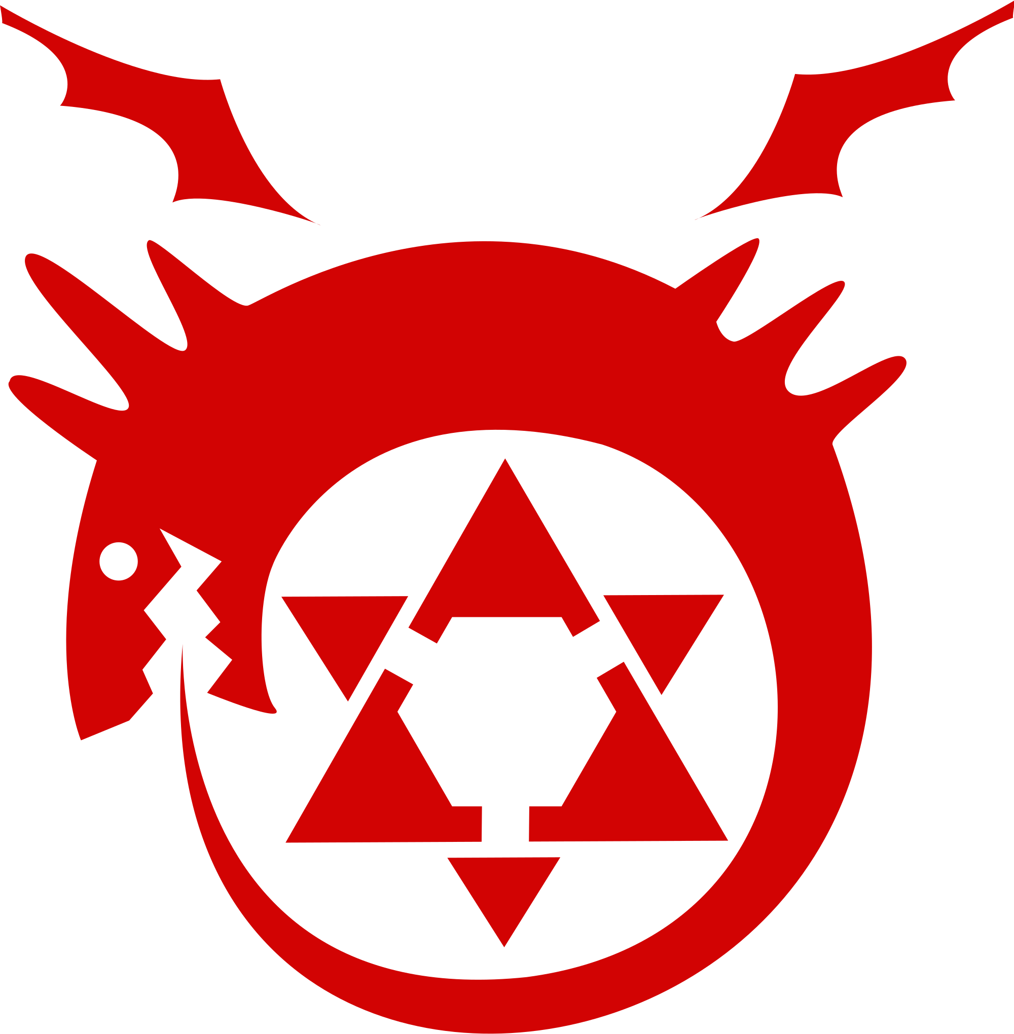 Fullmetal Alchemist Anime Logo - Full Metal Alchemist Homunculus (401x409), Png Download