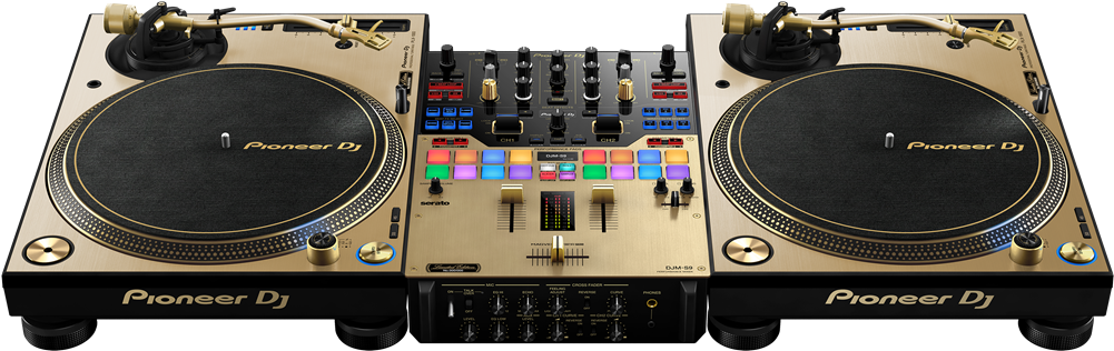 Djm S9 Gold - Pioneer Plx-1000 Turntable, Djm-s9 Mixer (1000x1000), Png Download