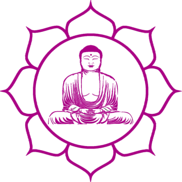 Png Download Meditation Clipart Pink - Peace Symbol Buddhist (360x360), Png Download