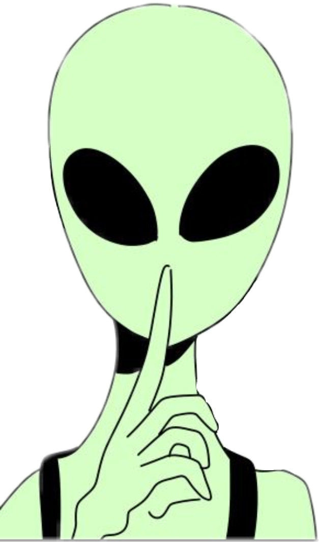 Alien Aliens Kawaii Cute Tumblr Sotumblr Aliens Alien Tumblr Drawings Full Size Png Download Seekpng