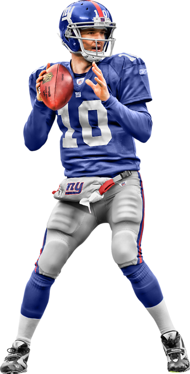Eli Manning New York Giants - Eli Manning New York Giants Nfl Sport 32x24 Print Poster (381x750), Png Download