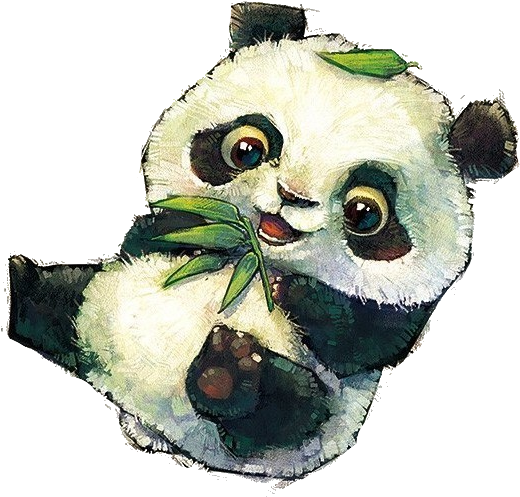 Наклейки Пользователя - Avatan Plus - Watercolor Panda (650x650), Png Download