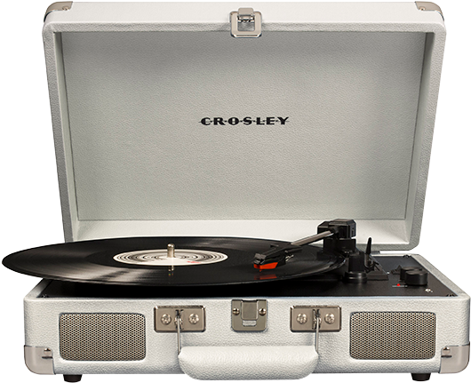 Crosley Cruiser Deluxe Turntable White Sand - Cruiser Record White Sand (640x510), Png Download