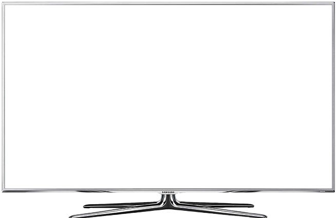 Drawn Tv Flat Screen Television - Samsung Ue60d8000 (747x432), Png Download