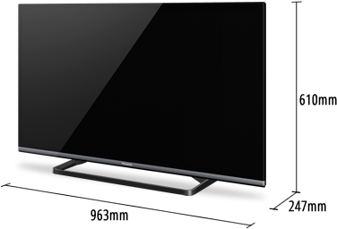 Led Tv Viera Th-42as610k - Panasonic Viera Tx 40dx600e (561x455), Png Download