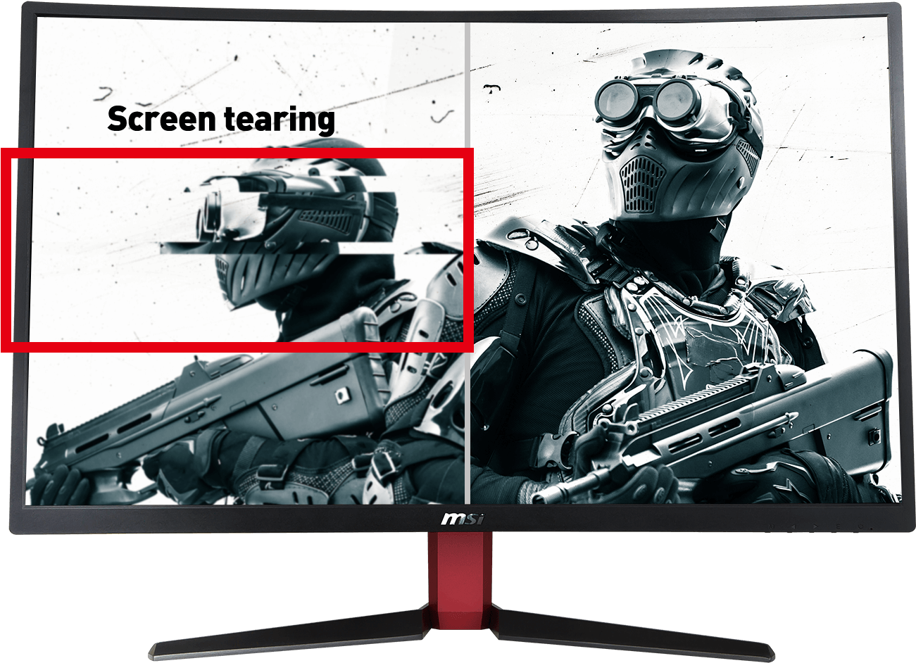 Msi Gaming Desktop Integration - Msi Optix Ag32c (1355x1035), Png Download