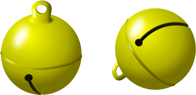 Medium Image - Gold Jingle Bell Clip Art (800x566), Png Download