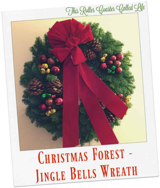 Jingle Bells Wreath From Christmas Forest - Wreath (553x650), Png Download