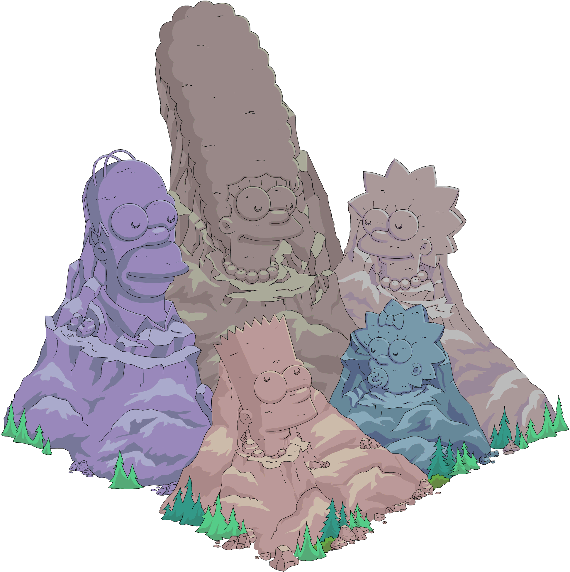 Http - Homer Mountain Tapped Out (1944x1950), Png Download