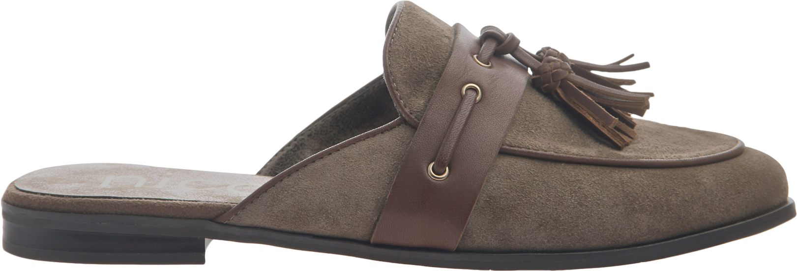 Womens Slip On Loafer Yulia In Otter Side View - Shoe (1782x1782), Png Download