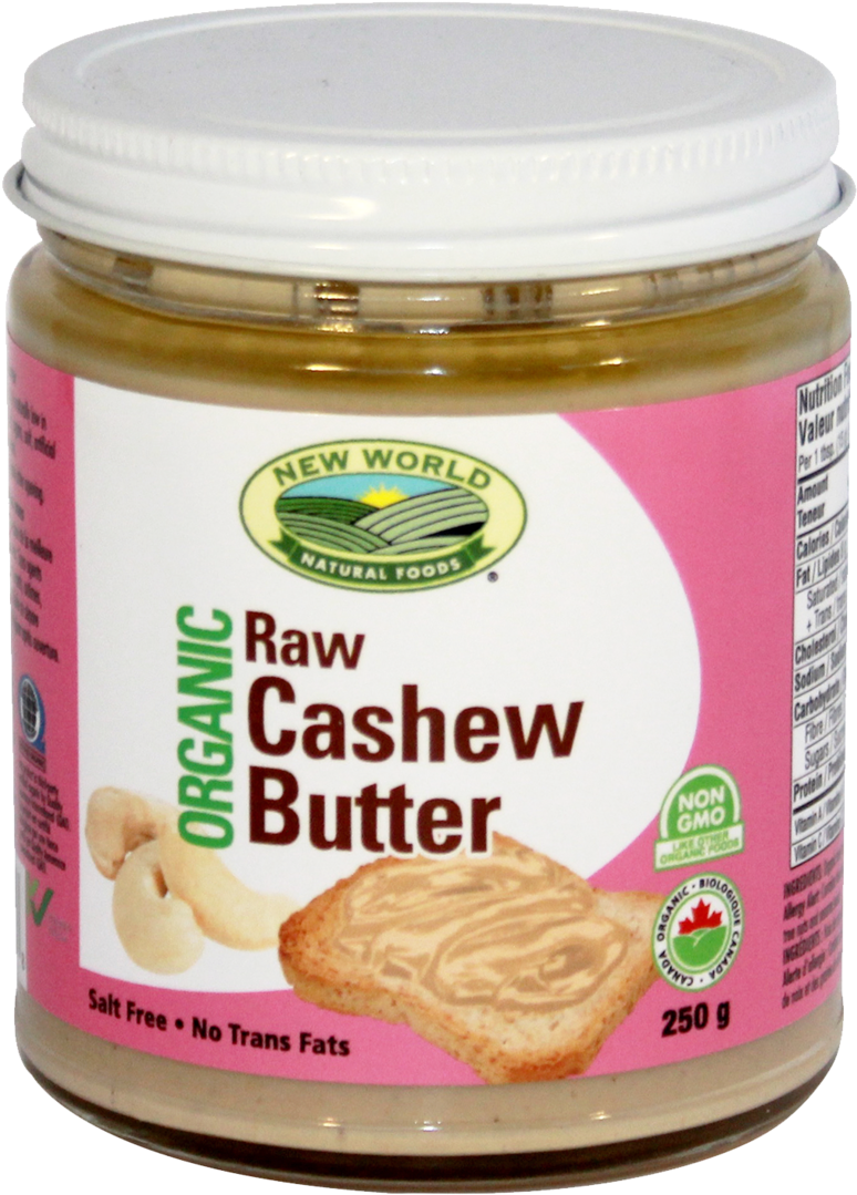 Organic Raw Cashew Butter - Cashew Butter (1000x1499), Png Download