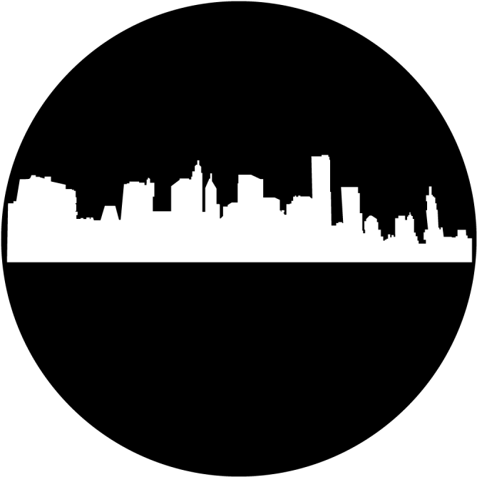 New York Skyline - Apollo Design 1232 New York Skyline Steel Pattern (800x800), Png Download