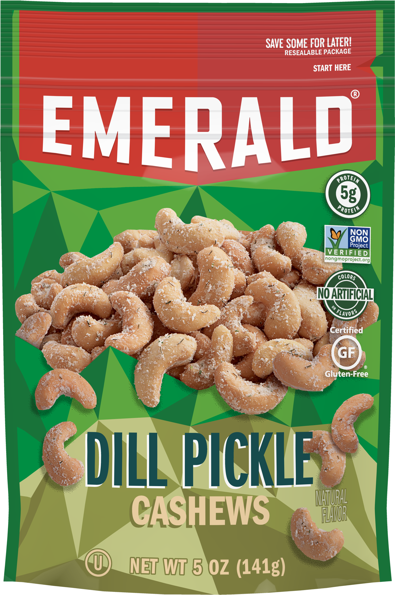 Emerald Nuts Dill Pickle Cashews (2000x2000), Png Download