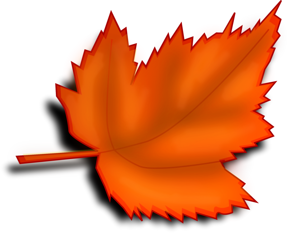 Fall Leaves Transparent Background Clipart Svg Freeuse - Transparent Background Leaf Clipart (400x312), Png Download