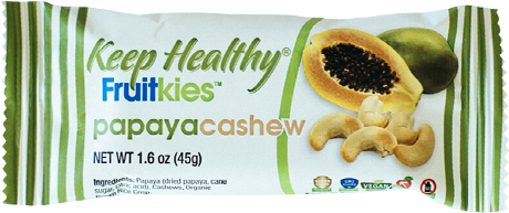 Keep Healthy Original Fruitkies Papaya Cashew - Keep Healthy Inc Fruitkies Papaya Cashew Bar (510x510), Png Download
