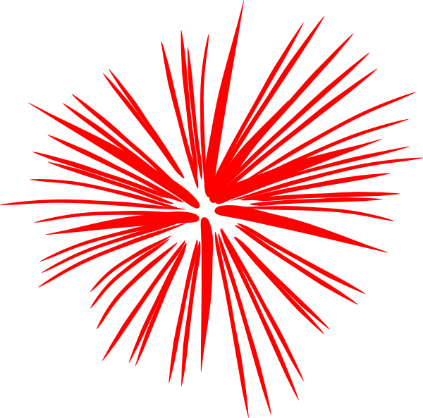 Sun Clipart Transparent Background - Fireworks Cartoon No Background (600x593), Png Download