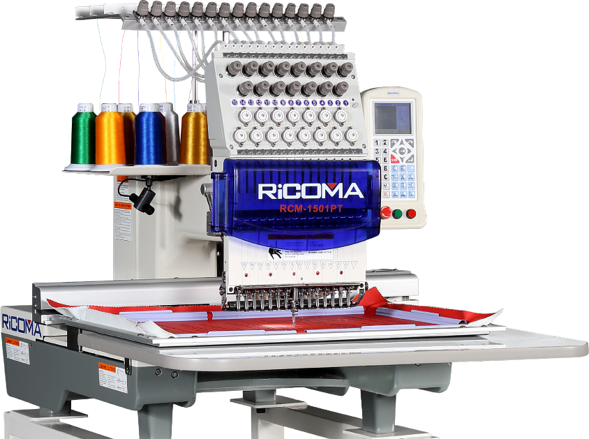 Ricoma Head Embroidery Machine Png Machine Ricoma (844x629), Png Download