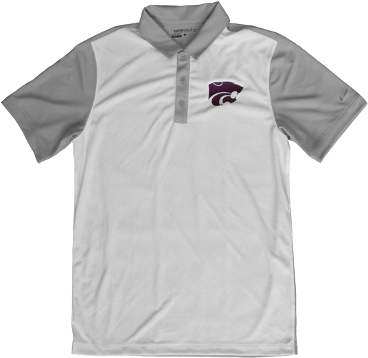 K State Wildcats Embroidered Nike Dri Fit Polo (720x540), Png Download