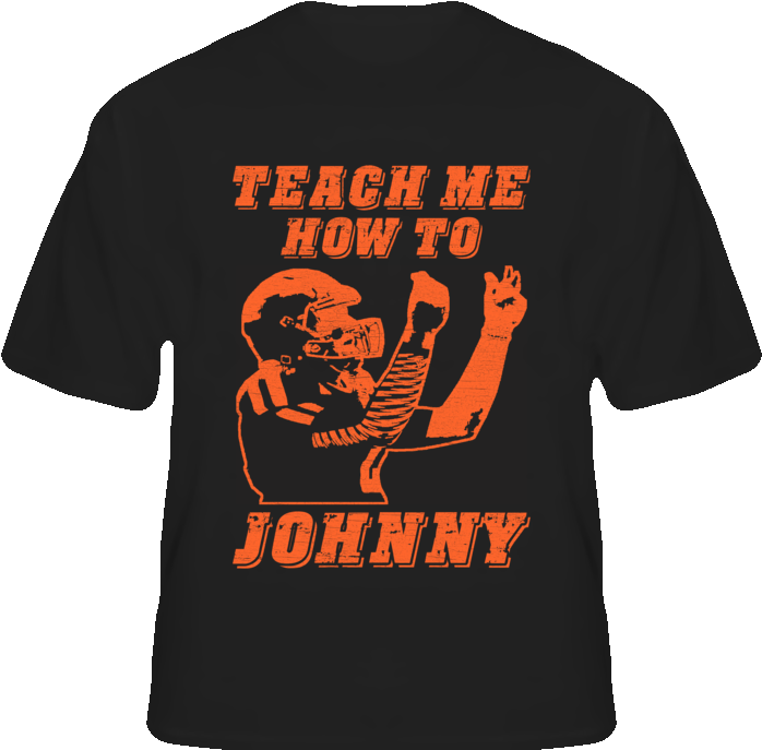 Teach Me How To Johnny Football T Shirt (792x719), Png Download