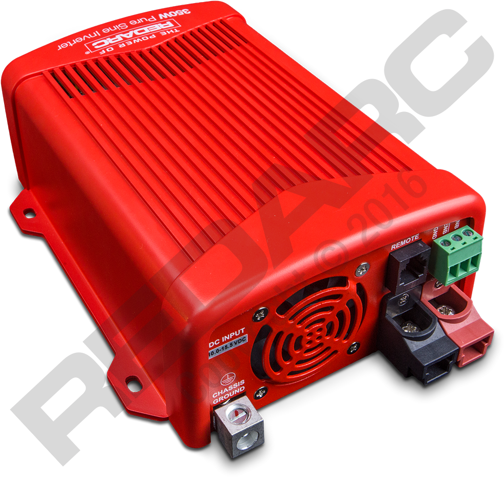 350w 12v Pure Sine Wave Inverter Rear (1000x1000), Png Download