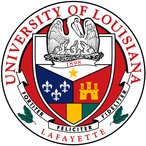 The University Of Louisiana At Lafayette Is A Coeducational, (600x600), Png Download