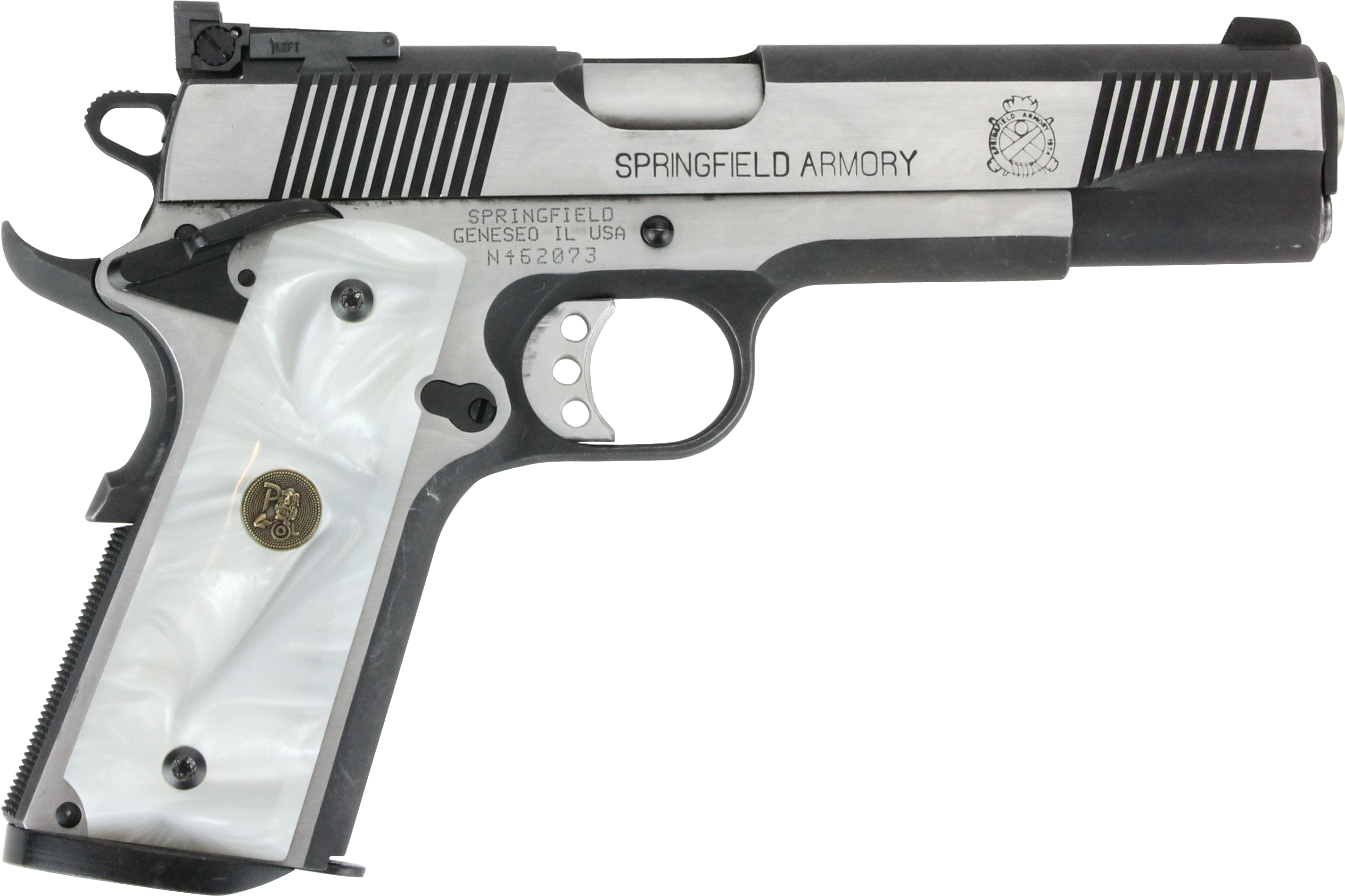 Pachmayr 62001 1911 Grip White Pearl Simulated Pearl (3052x2037), Png Download