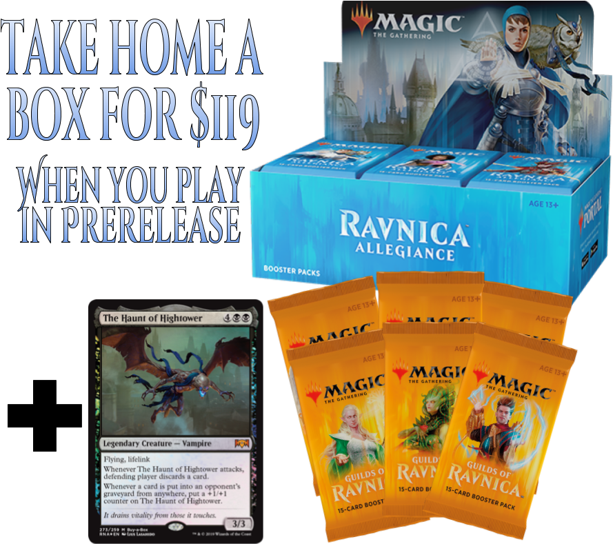 Get Your Ravnica Allegiance Booster Box For $119 When (906x816), Png Download