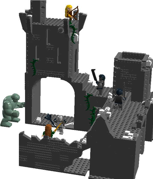 Lego Ideas Product Ideas Bolg Tauriel On Ravenhill (999x699), Png Download