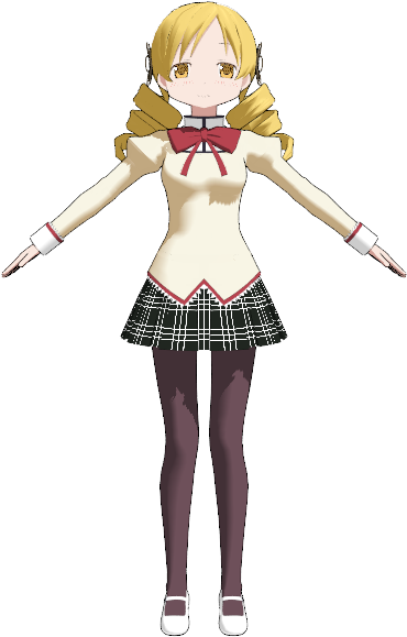 Mami Tomoe Model (480x640), Png Download